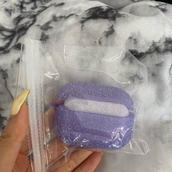 Purple Sparkly Airpods Pro Case - Picture 6 of 6